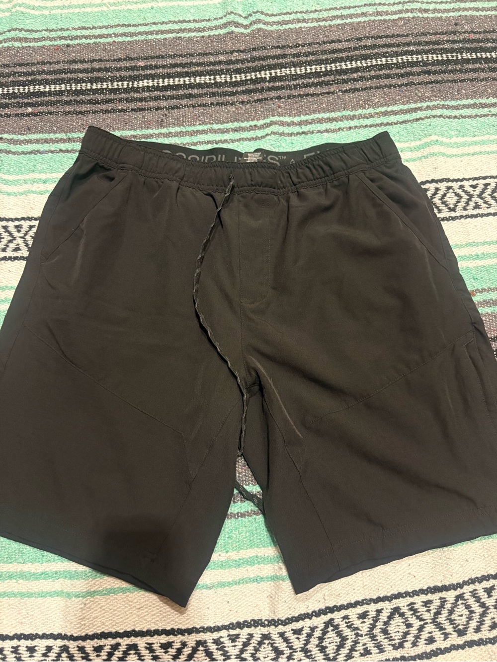 Gerry Weber Men's Black Athletic Drawcord Shorts